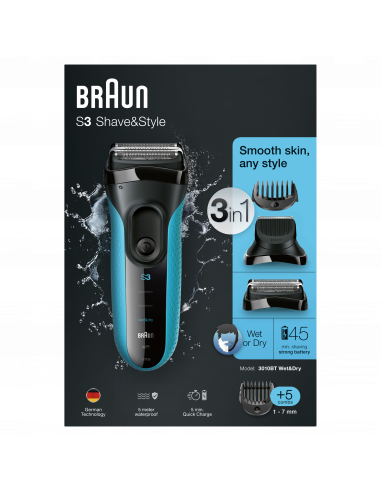 3010BT pardel Series 3 ProSkin Shave&Style...
