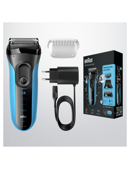3010BT pardel Series 3 ProSkin Shave&Style 3-in-1 Wet&Dry