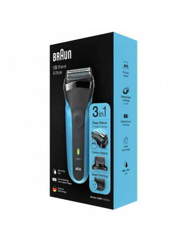 310BT pardel Series 3 Shave&Style 3-in-1 Wet&Dry