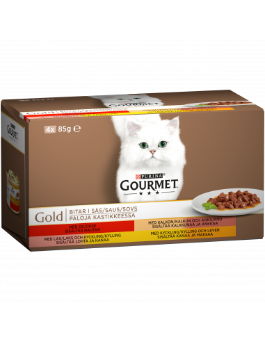KAST 12tk! GOURMET GOLD kassikonserv kastmes 4x85g