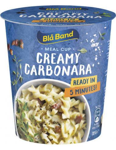 KAST 8tk! Blå Band Creamy Carbonara pasta topsiroog 70g