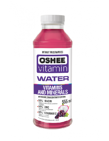 Oshee (6 tk pakendis) Vitaminiseeritud Vesi Vit&Min 555ml+PANT