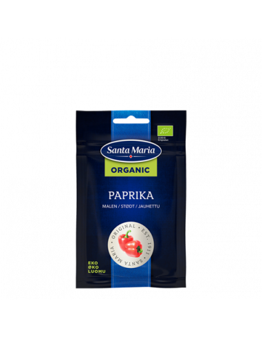 KAST 15tk! Santa Maria ORGANIC Paprika jahvatatud 17g