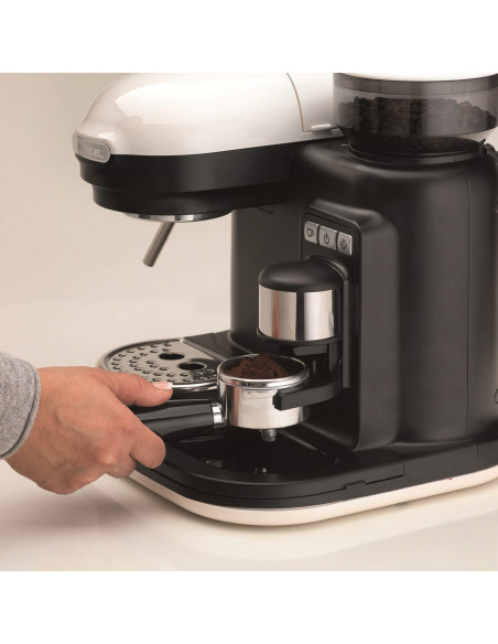 1318 Ariete Moderna Espresso White integreeritud kohviveskiga