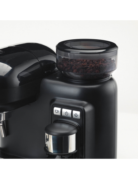 1318 Ariete Moderna Espresso Black integreeritud kohviveskiga