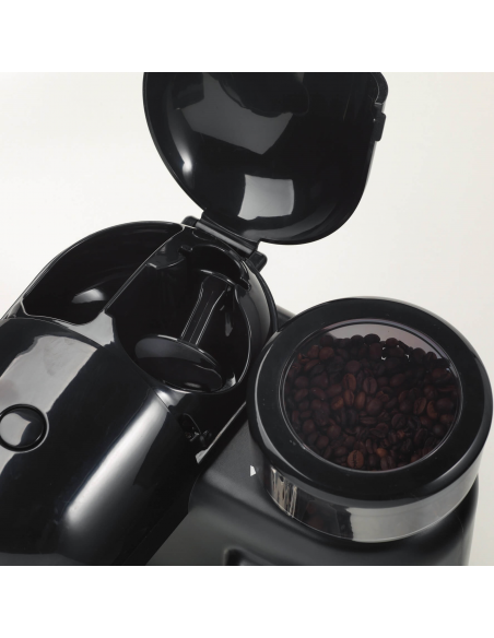 1318 Ariete Moderna Espresso Black integreeritud kohviveskiga