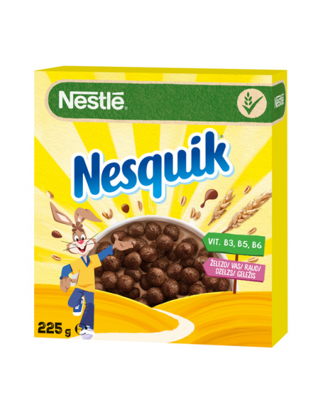KAST 16tk! NESQUIK® kakaomaitselised teraviljapallid 225 g