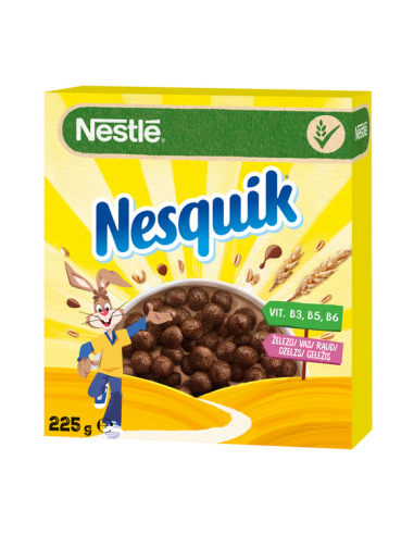 NESQUIK® kakaomaitselised hommikuhelbed 225 g