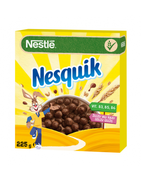 NESQUIK® kakaomaitselised teraviljapallid 225 g
