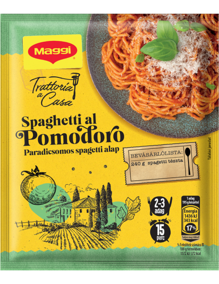 Maggi pastakaste Spaghetti 4 Cheese 37g