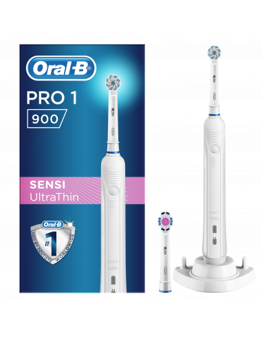 D165243U SENSI UltraThin el.hambahari PRO900  + EB18 lisaotsik 3D White