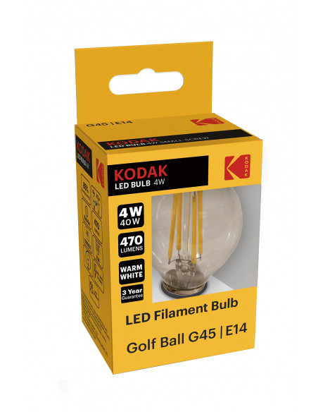 Kodak LED Filament 4W (40W) E14 soe...