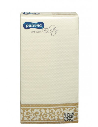 Paloma Elite Ivory salvrätikud 40x40cm, 16 tk/pakis, 3-kihiline
