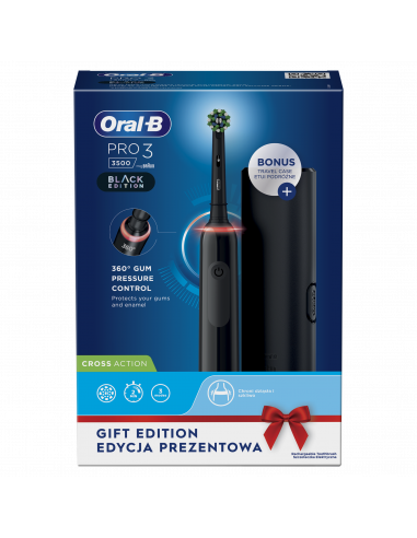 D505.513.3X Oral-B PRO3 3500 Black elektriline...