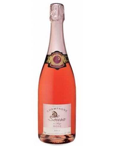 Champagne De Sousa Brut Rose 75cl 12,5%