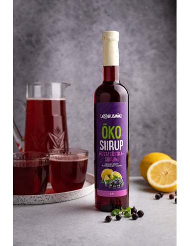 Loodusvägi ÖKO mustasõstra-sidruni siirup 500ml...
