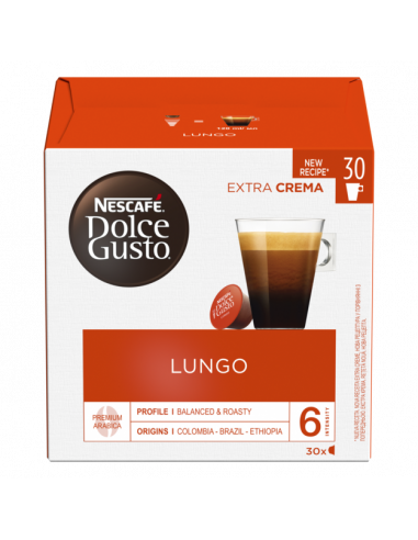 NESCAFÉ® Dolce Gusto kohvikaplsid “Lungo” XL, 30 tk