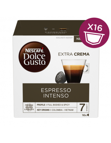 KAST 3tk! NESCAFÉ® Dolce Gusto “Espresso Intenso”, 16 tk
