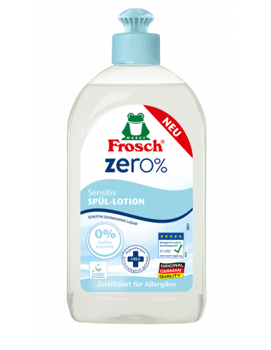 Frosch nõudepesuvahend  Zero% 500 ml