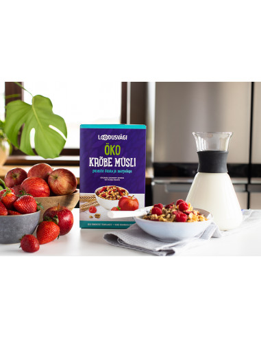 KAST 8 tk! Loodusvägi ÖKO krõbe müsli õuna ja...