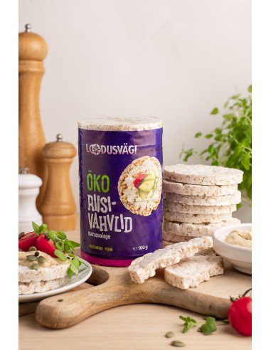 KAST 12tk! Loodusvägi ÖKO riisivahvel meresoola...