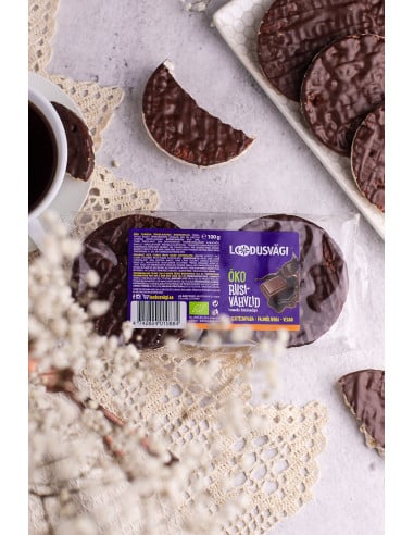 Loodusvägi ÖKO riisivahvel tumeda šokolaadi 100...
