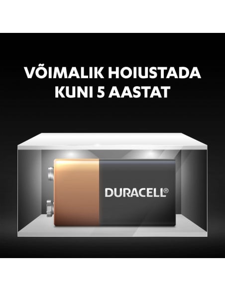 KAST 10 tk! Duracell patarei 9V/MN1604 1 tk