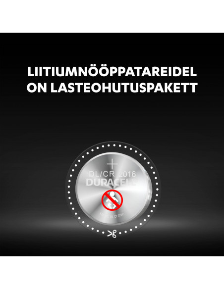 KAST 10 tk! Duracell patarei DL 2016 3V liitium 2 tk