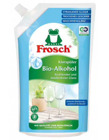 KAST 6 tk! Frosch nõudepesumasina loputusvahend bioalkohol 750 ml