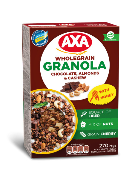AXA müsli šokolaadi ja pähklitega 270g