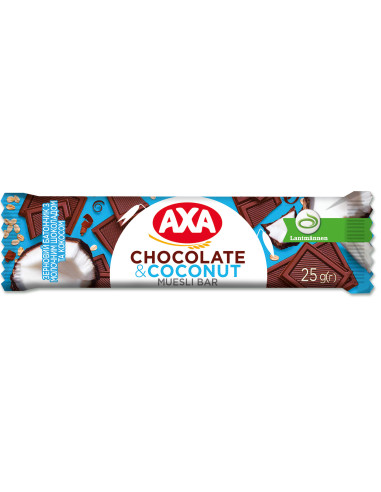 AXA müslibatoon piimašokolaadi ja kookosega 25g