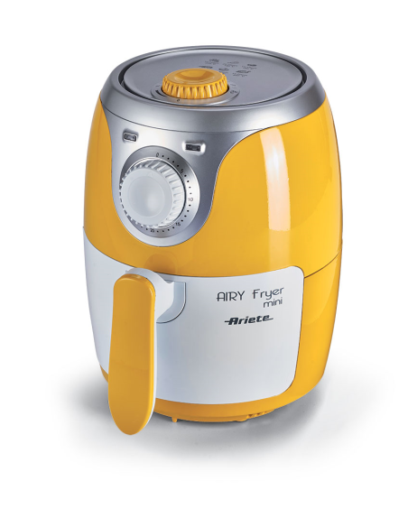 4615 Ariete kuumaõhufritüür Airy Fryer mini, 2L kollane