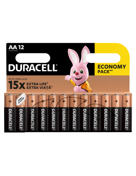 KAST 12 tk! Duracell patarei AA/MN1500 12 tk