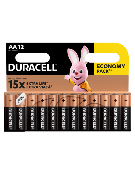 Duracell patarei AA/MN1500 12 tk