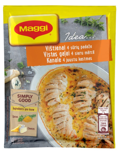 MAGGI® Idea maitseainesegu kanale nelja juustu kastmes 32g