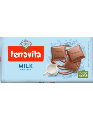 Terravita piimašokolaad 100g
