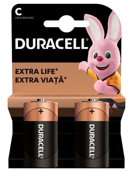 KAST 10 tk! Duracell patarei C/MN1400 2 tk