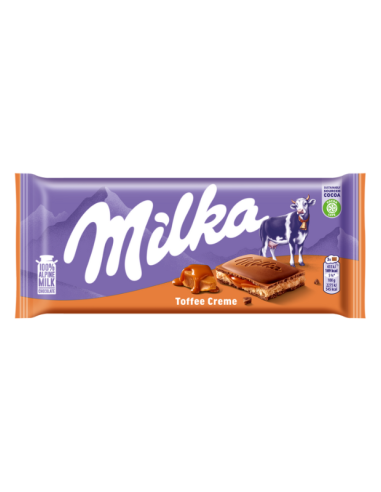 Milka piimašokolaad Toffee cream 100g
