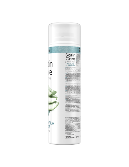 KAST 6 tk! Gillette Raseerimisgeel Satin Care Sensitive Aloe Vera Glide 200 ml