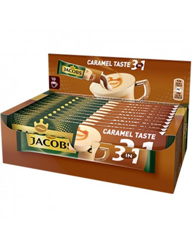 JACOBS 3in1 Caramel lahustuv kohv 10x16,9g karp