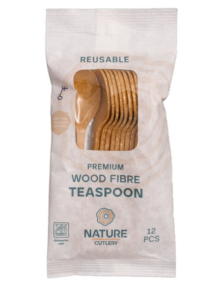 Nature Cutlery Premium kohvilusikas puitkiust 12 tk