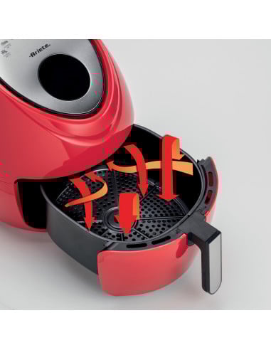 4618 Ariete kuumaõhufritüür Airy Fryer XXL punane