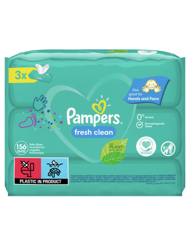 Pampers Fresh Clean Niisked Beebisalvrätid, 3...