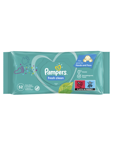 Pampers Fresh Clean Niisked Beebisalvrätid, 3...