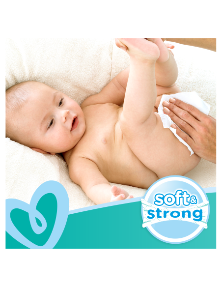 KAST 3 tk! Pampers Fresh Clean Niisked Beebisalvrätid, 3 Pakki, 156 Niisket Salvrätikut