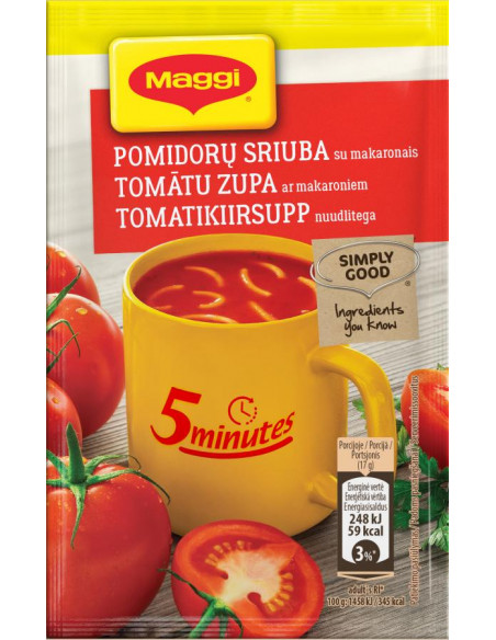 MAGGI® tomati kiirsupp nuudlitega 17g