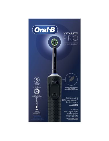 D103.413.3 Braun Oral-B Vitality Pro Black El.hambahari