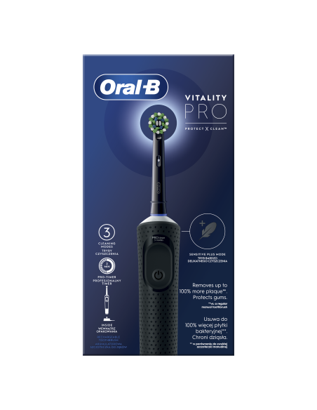 D103.413.3 Braun Oral-B Vitality Pro Black el.hambahari