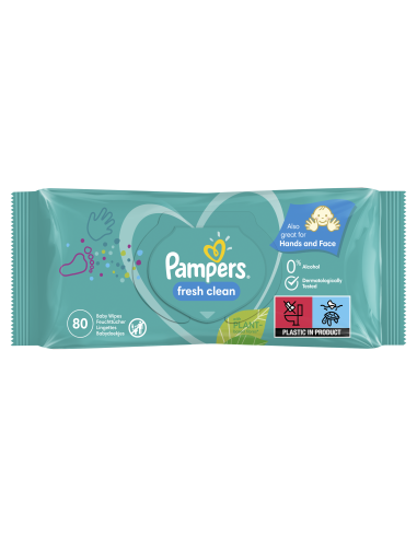 Pampers Fresh Clean Niisked Beebisalvrätid, 15...