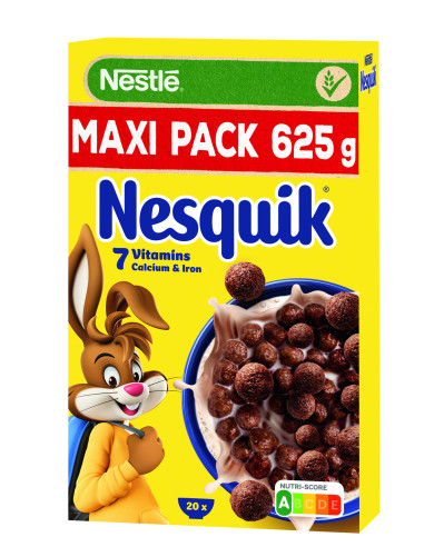 NESQUIK® kakaomaitselised hommikuhelbed 625g